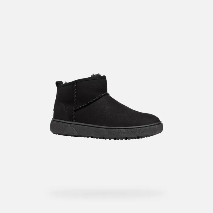 Geox Ankle Boots THELEVEN GIRL Black Mid Calf Boots Black 8211 Kids