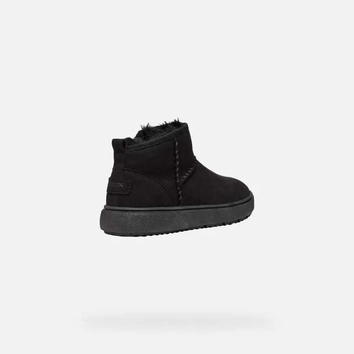 Geox Ankle Boots THELEVEN GIRL Black Mid Calf Boots Black 8211 Kids