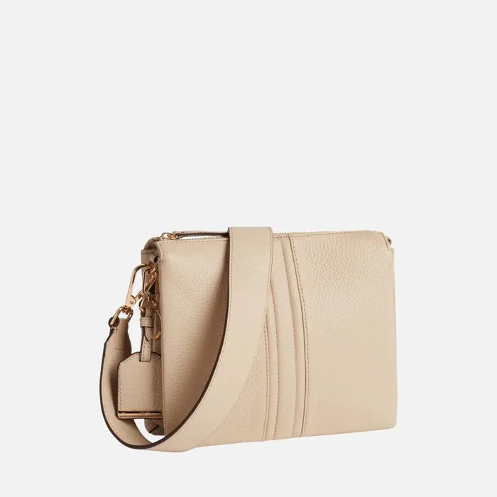 Geox Bags CLARISSY Women039s Off White Shoulder Bag CASHMERE Off White 8211 Woman