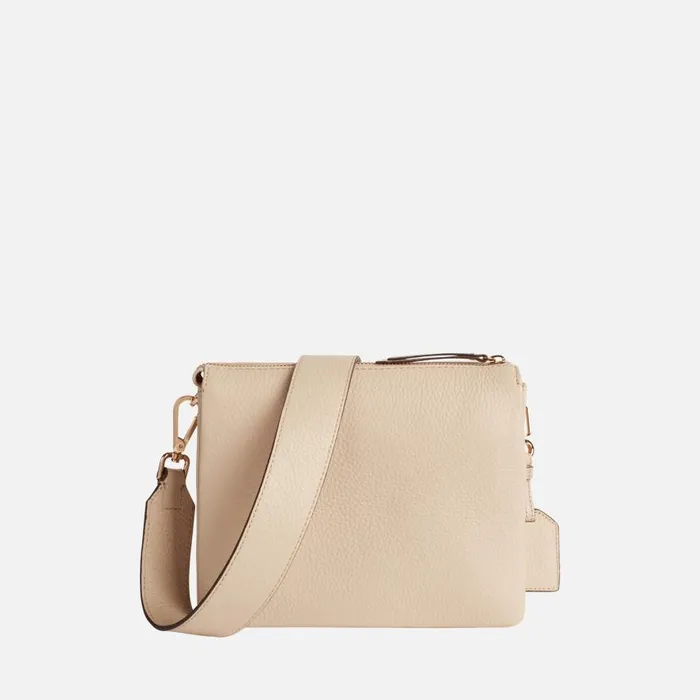 Geox Bags CLARISSY Women039s Off White Shoulder Bag CASHMERE Off White 8211 Woman