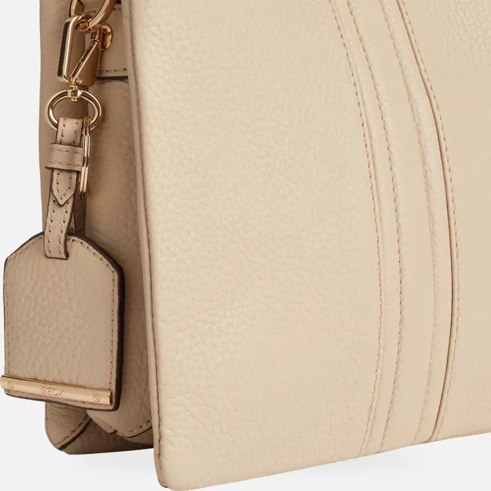 Geox Bags CLARISSY Women039s Off White Shoulder Bag CASHMERE Off White 8211 Woman