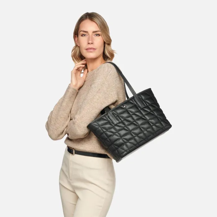 Geox Bags GARDREN M WOMAN Black Shoulder Bag Black 8211 Woman