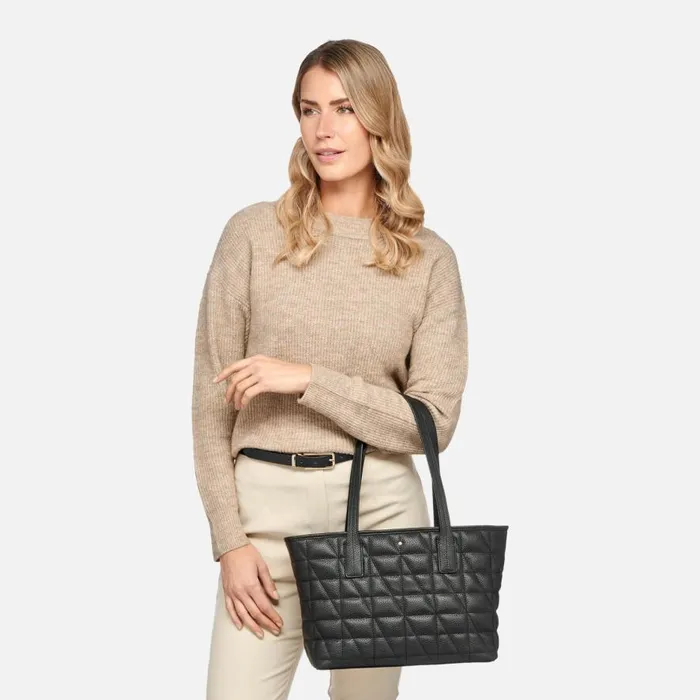 Geox Bags GARDREN M WOMAN Black Shoulder Bag Black 8211 Woman