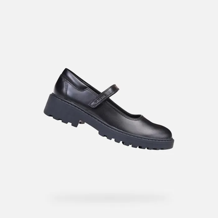 Geox Ballerinas CASEY Junior Girl039s Black Leather Ballerina Flats Geox Black 8211 Kids Geox Ballerinas CASEY Junior Girl039s Black Leather Ballerina Flats Geox Black 8211 Kids
