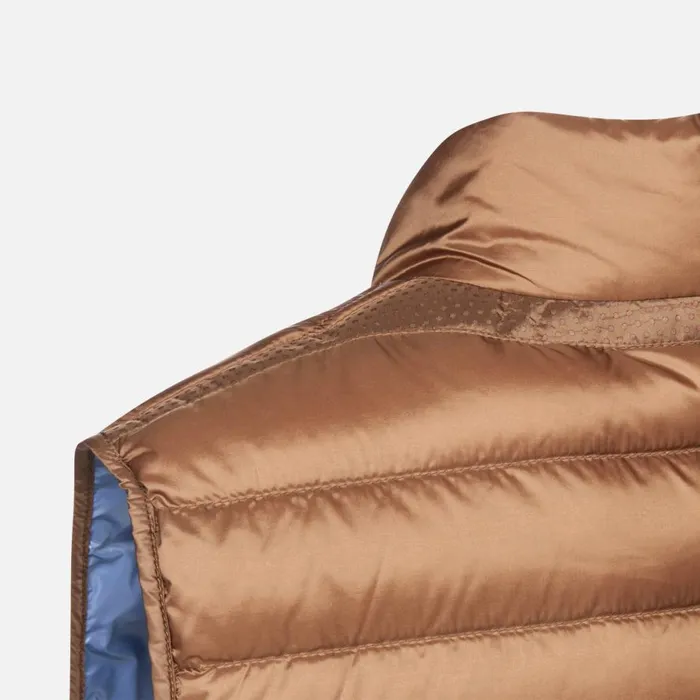 Geox Down Jackets JAYSEN WOMAN Partridge Sleeveless Down Jacket Partridge 8211 Woman