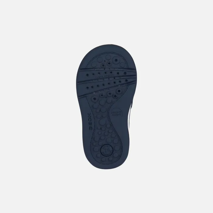 Geox First Steps BIGLIA Baby039s Navy Sneakers With Straps Geox Navyblue 8211 Kids