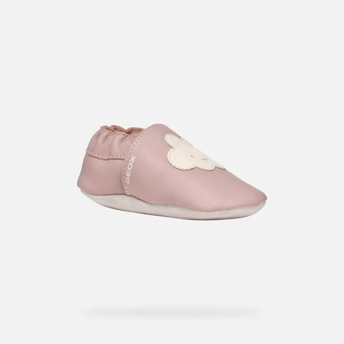 Geox First Steps GLOVIEDOO BABY Old RoseIvory Laceless Sneakers Old Roseivory 8211 Kids