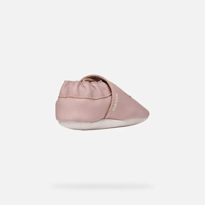 Geox First Steps GLOVIEDOO BABY Old RoseIvory Laceless Sneakers Old Roseivory 8211 Kids