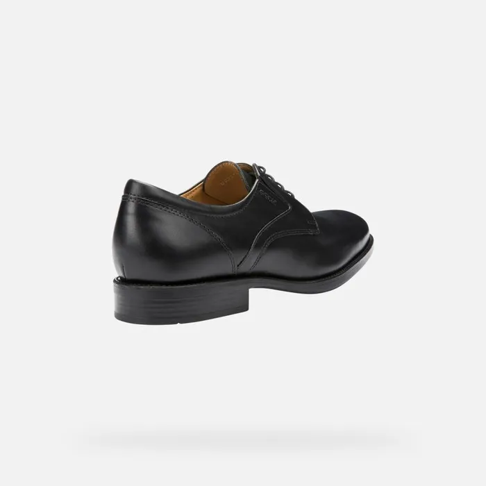 Geox Formal Shoes FEDERICO Men039s Black Leather Shoes SS23 Black 8211 Man