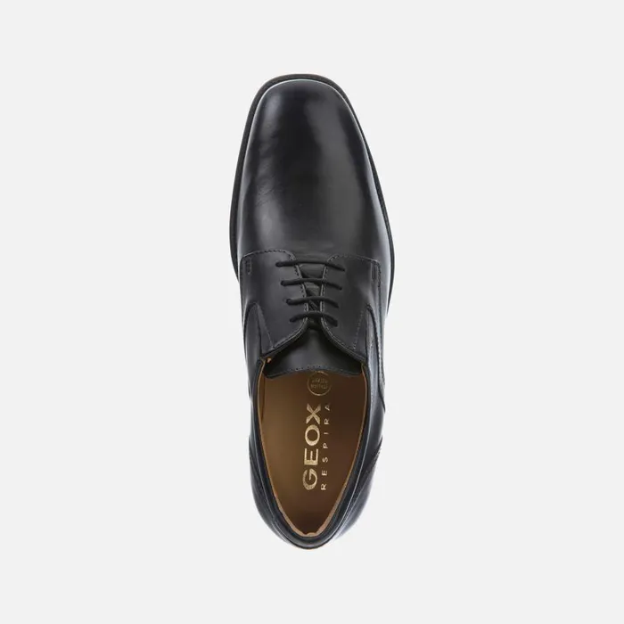 Geox Formal Shoes FEDERICO Men039s Black Leather Shoes SS23 Black 8211 Man
