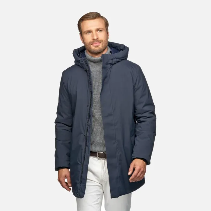 Geox Jackets SPHERICA MAN Sky Captain Long Parka Sky Captain 8211 Man