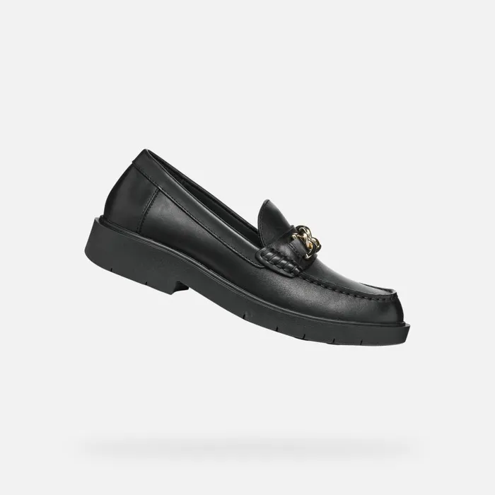 Geox Loafers SPHERICA EC1 C Leather Loafers Black Woman Geox Black 8211 Woman Geox Loafers SPHERICA EC1 C Leather Loafers Black Woman Geox Black 8211 Woman