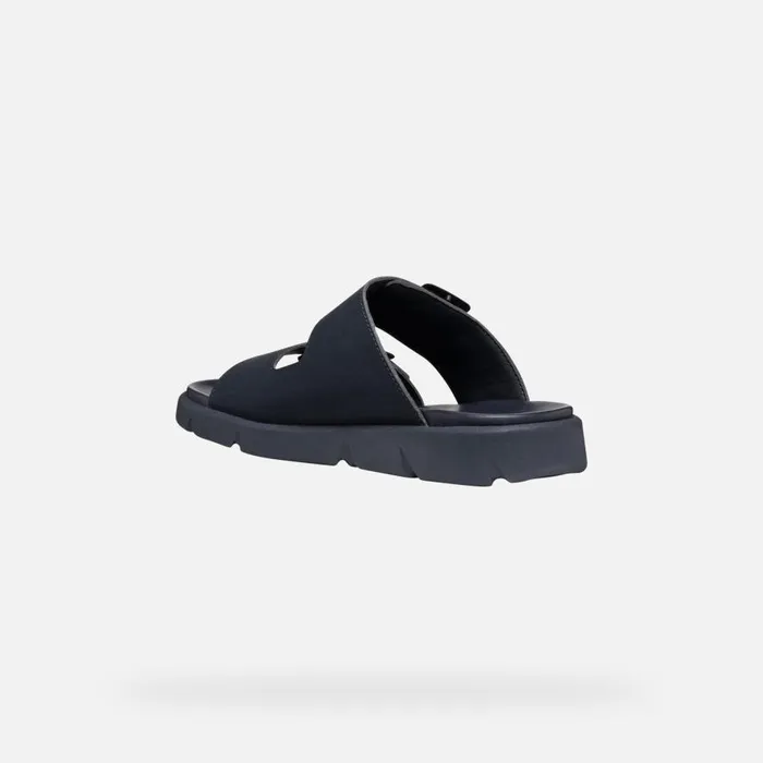 Geox Mules And Slippers XAND 2S MAN Navy Slides Shoes Navy 8211 Man
