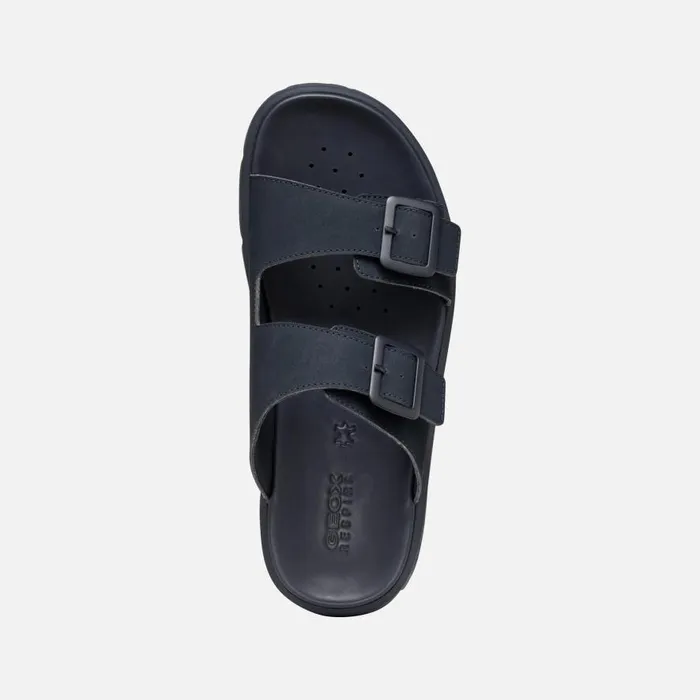 Geox Mules And Slippers XAND 2S MAN Navy Slides Shoes Navy 8211 Man