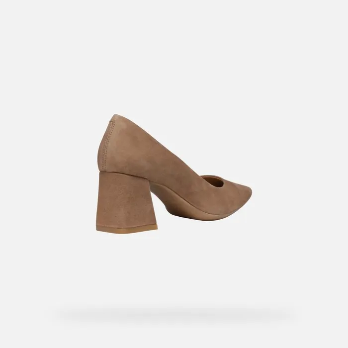 Geox Pumps GISELDA WOMAN Mud Medium Heel Pumps Mud 8211 Woman