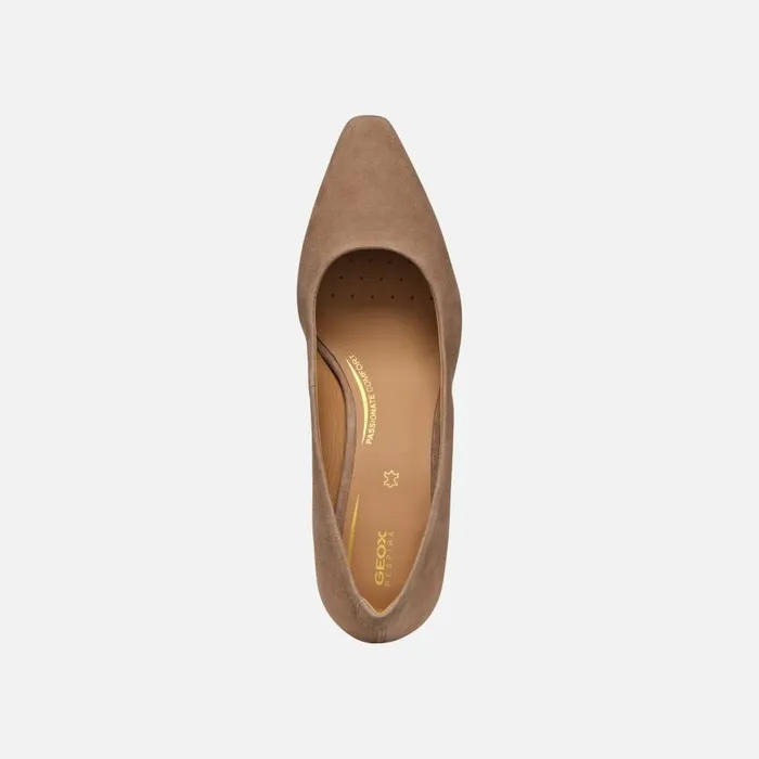 Geox Pumps GISELDA WOMAN Mud Medium Heel Pumps Mud 8211 Woman