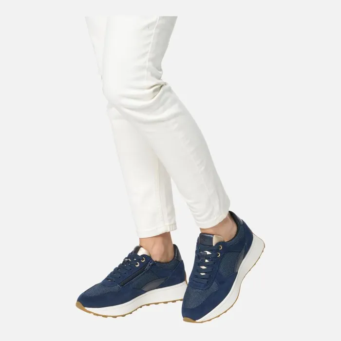 Geox Sneakers AMABEL WOMAN Dark JeansNavy Low Top Sneakers Dark Jeansnavy 8211 Woman