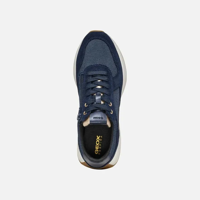 Geox Sneakers AMABEL WOMAN Dark JeansNavy Low Top Sneakers Dark Jeansnavy 8211 Woman