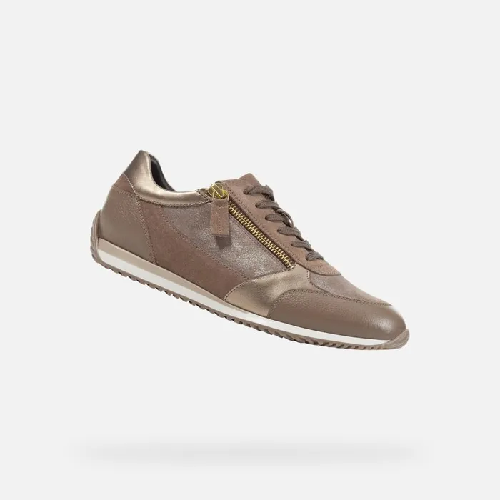 Geox Sneakers CALITHE A Low Top Sneakers Taupe Woman Geox Dark Taupe 8211 Woman Geox Sneakers CALITHE A Low Top Sneakers Taupe Woman Geox Dark Taupe 8211 Woman