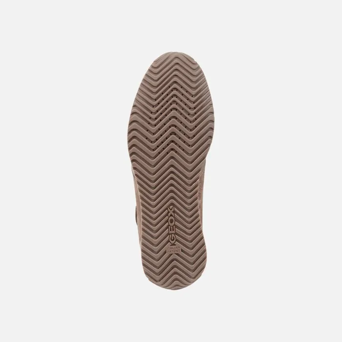 Geox Sneakers CALITHE A Low Top Sneakers Taupe Woman Geox Dark Taupe 8211 Woman