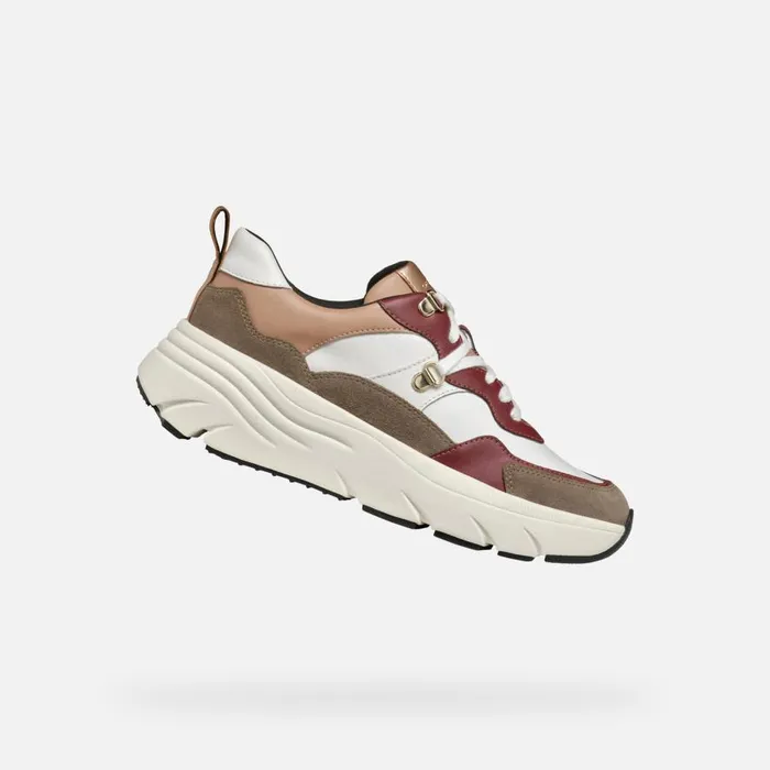 Geox Sneakers DIAMANTA WOMAN TaupeTerracotta Low Top Sneakers Taupeterracotta 8211 Woman Geox Sneakers DIAMANTA WOMAN TaupeTerracotta Low Top Sneakers Taupeterracotta 8211 Woman