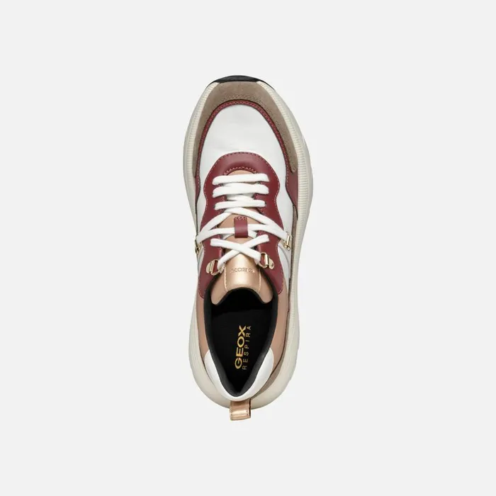 Geox Sneakers DIAMANTA WOMAN TaupeTerracotta Low Top Sneakers Taupeterracotta 8211 Woman