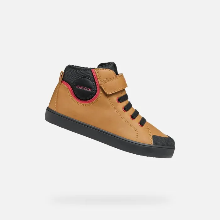 Geox Sneakers GISLI BOY Dark YellowBlack High Top Sneakers Dark Yellowblack 8211 Kids Geox Sneakers GISLI BOY Dark YellowBlack High Top Sneakers Dark Yellowblack 8211 Kids