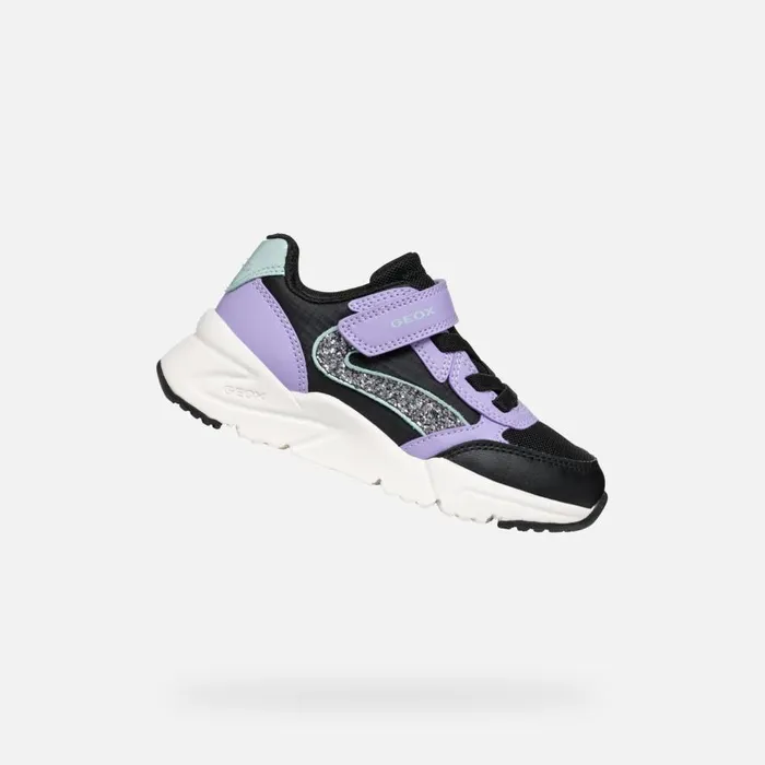 Geox Sneakers LOFTUS GIRL BlackLavender Low Top Sneakers Blacklavender 8211 Kids Geox Sneakers LOFTUS GIRL BlackLavender Low Top Sneakers Blacklavender 8211 Kids