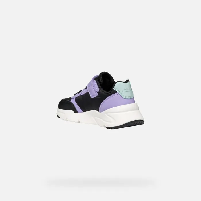 Geox Sneakers LOFTUS GIRL BlackLavender Low Top Sneakers Blacklavender 8211 Kids
