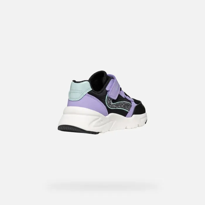 Geox Sneakers LOFTUS GIRL BlackLavender Low Top Sneakers Blacklavender 8211 Kids