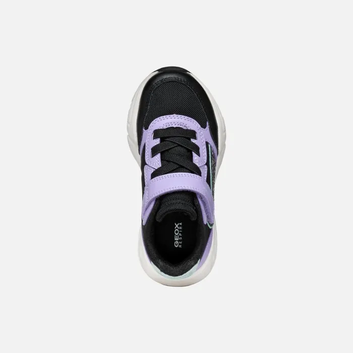 Geox Sneakers LOFTUS GIRL BlackLavender Low Top Sneakers Blacklavender 8211 Kids