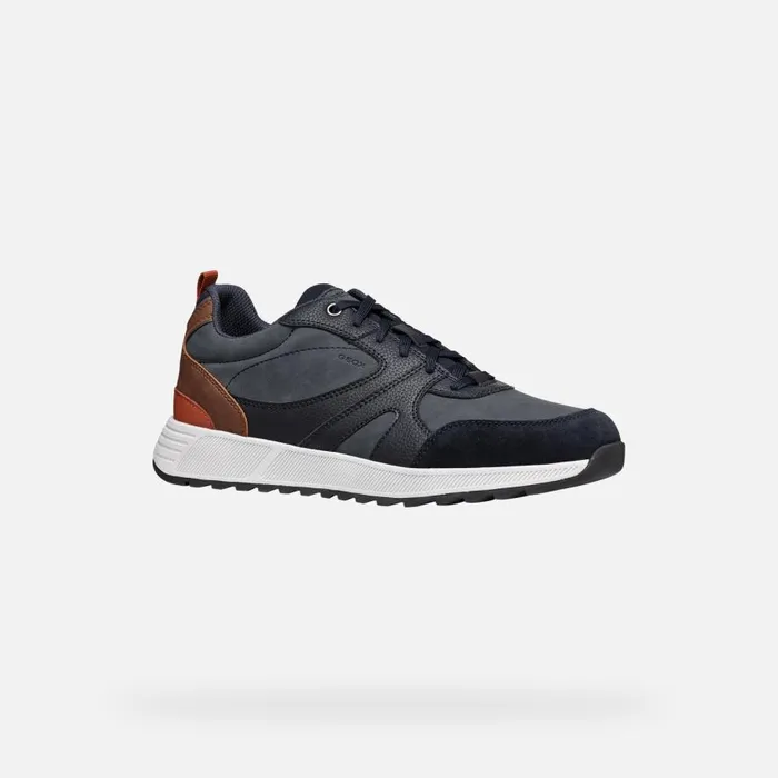 Geox Sneakers MOLVENO MAN Navy Low Top Sneakers Navy 8211 Man