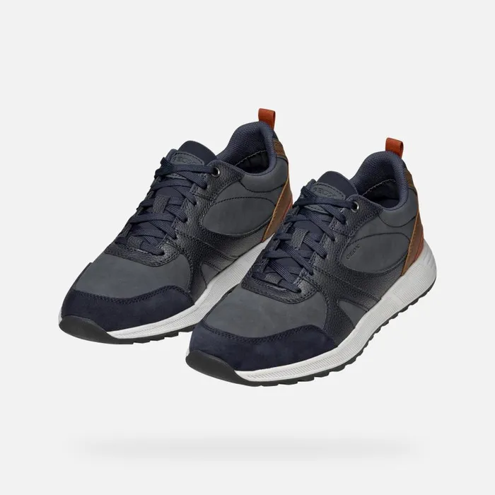 Geox Sneakers MOLVENO MAN Navy Low Top Sneakers Navy 8211 Man