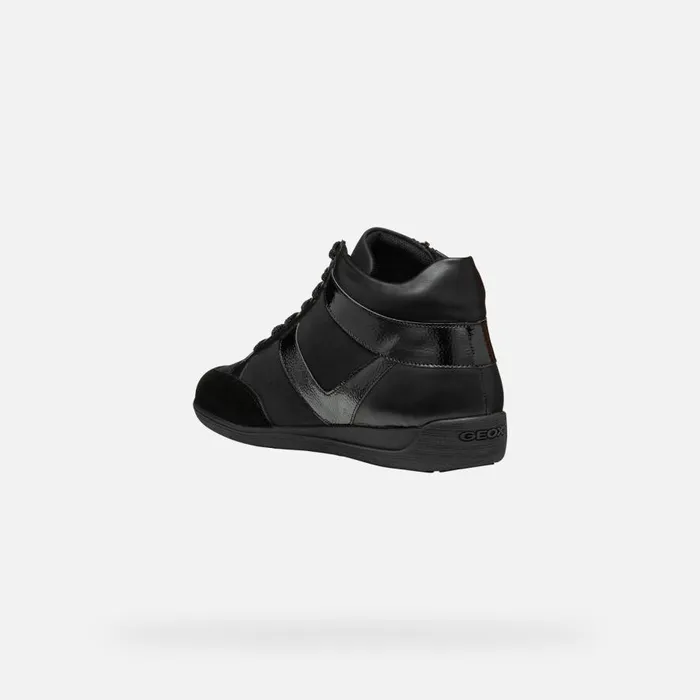 Geox Sneakers MYRIA WOMAN Black High Top Sneakers Black 8211 Woman