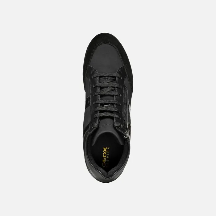 Geox Sneakers MYRIA WOMAN Black High Top Sneakers Black 8211 Woman