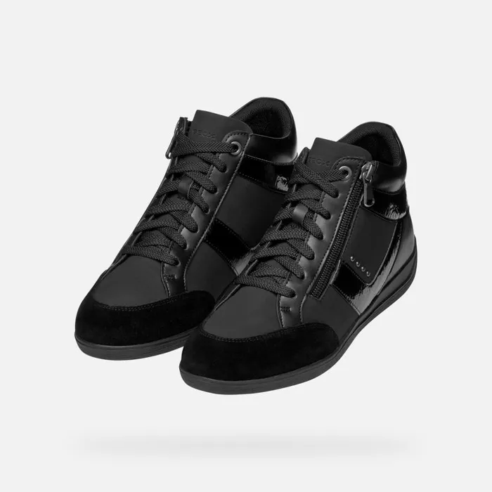 Geox Sneakers MYRIA WOMAN Black High Top Sneakers Black 8211 Woman