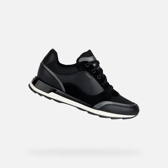 Geox Sneakers NEW ANEKO B ABX B Waterproof Shoes Black Woman Geox Black 8211 Woman Geox Sneakers NEW ANEKO B ABX B Waterproof Shoes Black Woman Geox Black 8211 Woman