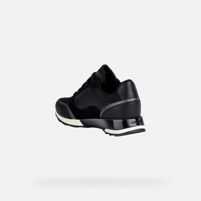 Geox Sneakers NEW ANEKO B ABX B Waterproof Shoes Black Woman Geox Black 8211 Woman