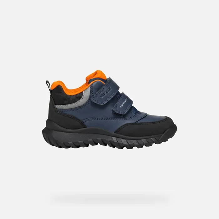 Geox Sneakers SIMBYOS ABX BOY BlueOrange Low Top Sneakers Blueorange 8211 Kids