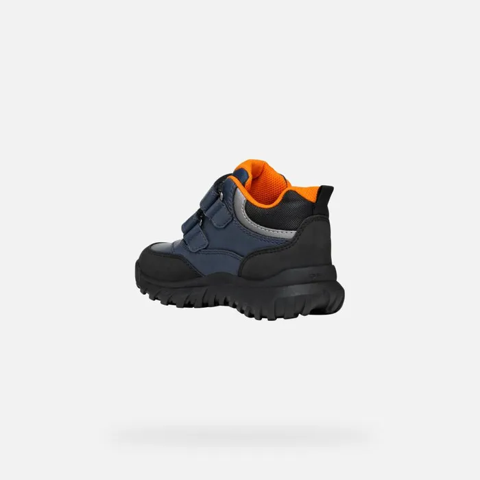 Geox Sneakers SIMBYOS ABX BOY BlueOrange Low Top Sneakers Blueorange 8211 Kids