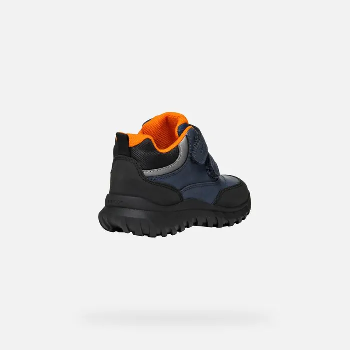 Geox Sneakers SIMBYOS ABX BOY BlueOrange Low Top Sneakers Blueorange 8211 Kids