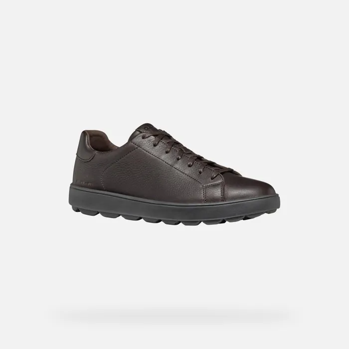 Geox Sneakers SPHERICA ECUB1 MAN Dark Brown Low Top Sneakers Dark Brown 8211 Man