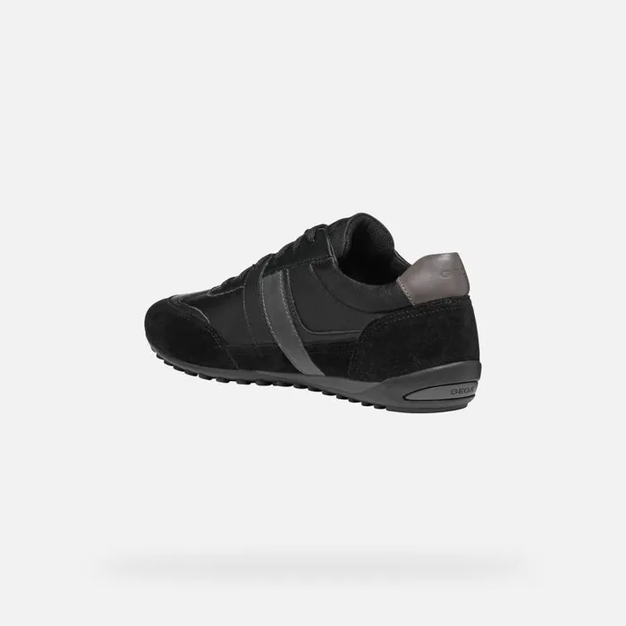 Geox Sneakers WELLS MAN Black Low Top Sneakers Black 8211 Man
