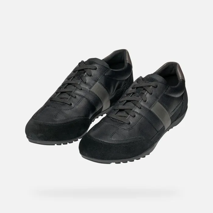 Geox Sneakers WELLS MAN Black Low Top Sneakers Black 8211 Man