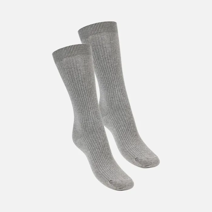 Geox Socks TWOPACK SOCKS WOMAN Melange Grey Long Socks Melange Grey 8211 Woman