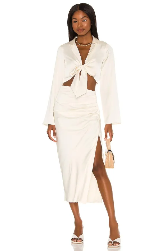 Gianne Skirt Ivory Women Lovers and Friends Skirts