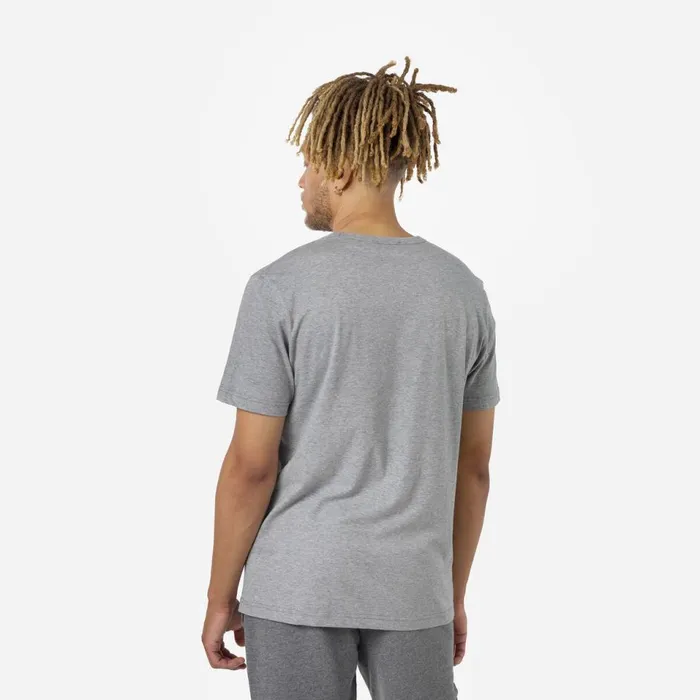 Herren Polos Und TShirts Rossignol Einfarbiges Logo HerrenTShirt Heathergrey280