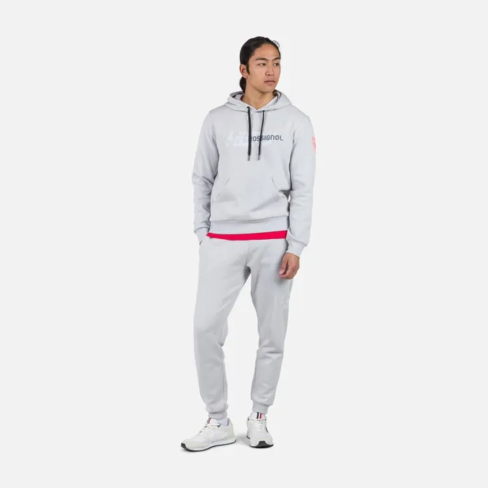Herren Sweatshirts Und Pullover Rossignol Herrenkapuzenpullover Hero Softgrey