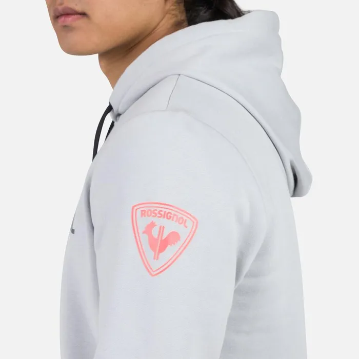 Herren Sweatshirts Und Pullover Rossignol Herrenkapuzenpullover Hero Softgrey