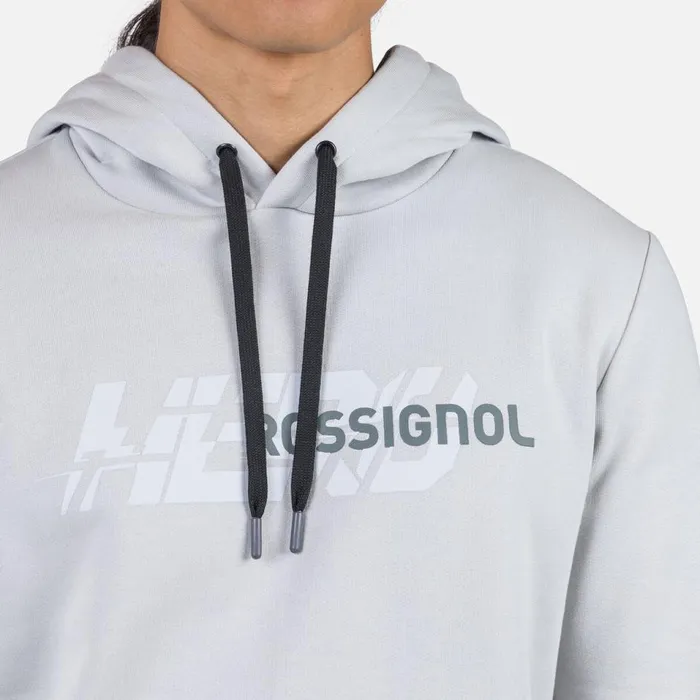 Herren Sweatshirts Und Pullover Rossignol Herrenkapuzenpullover Hero Softgrey